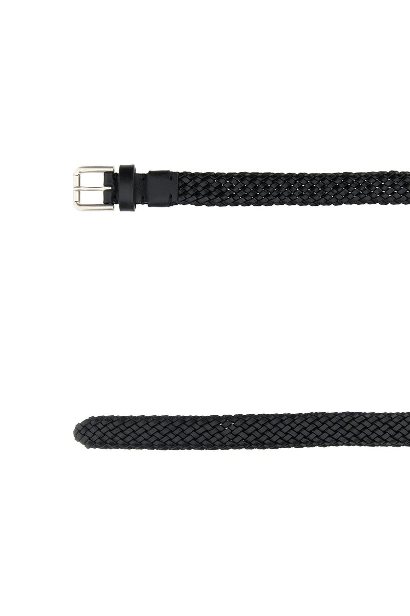 Dolce & Gabbana Logo Belt — Black Exterior: Leather