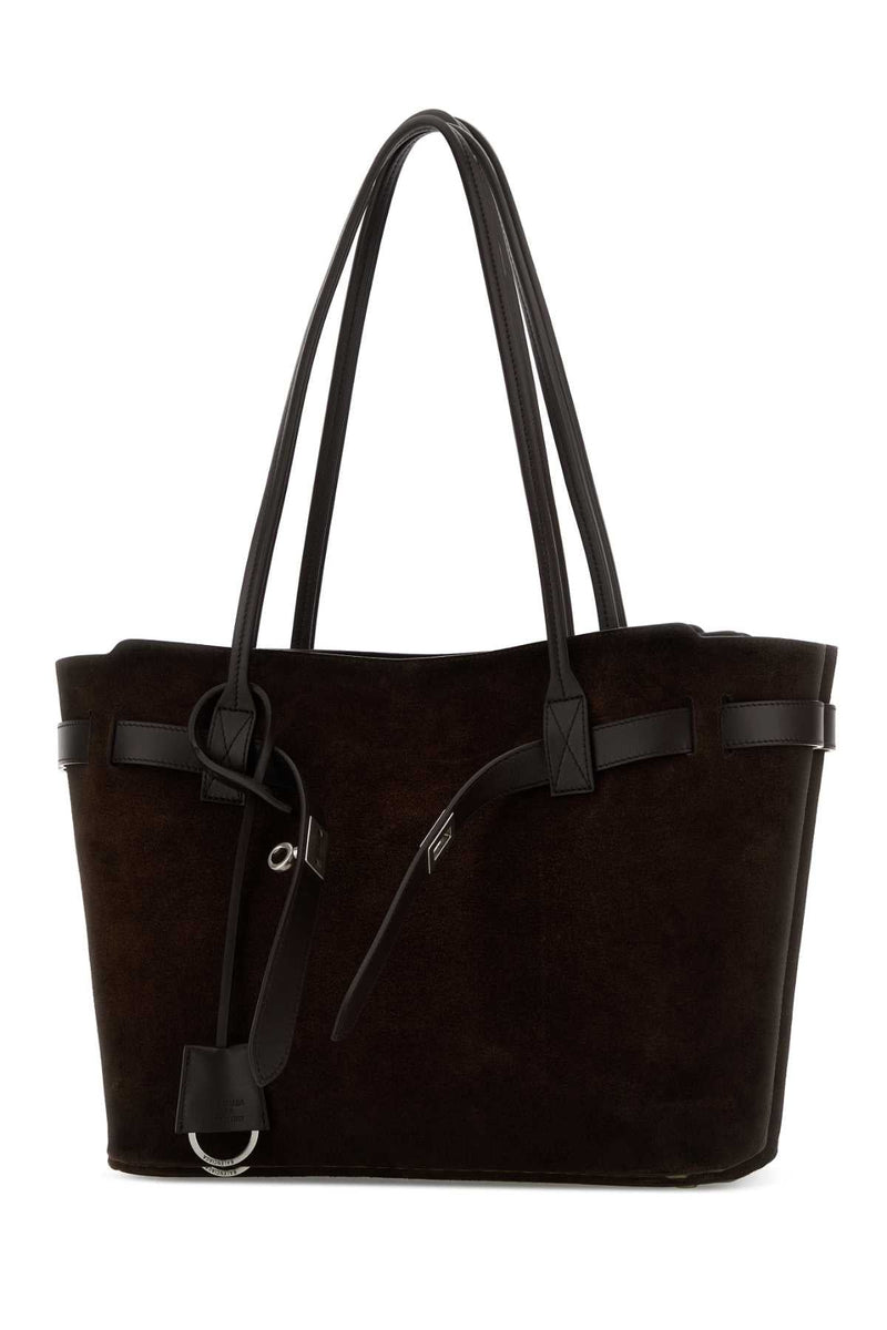 Balenciaga Bel Air Tote Bag — Brown T Domesticated Calf Le