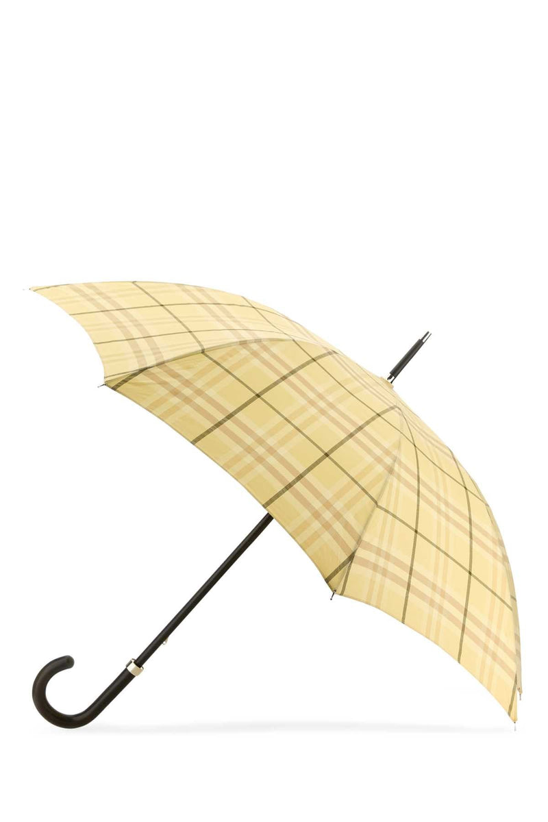 Burberry Walker Check Umbrella — Beige Scarfs