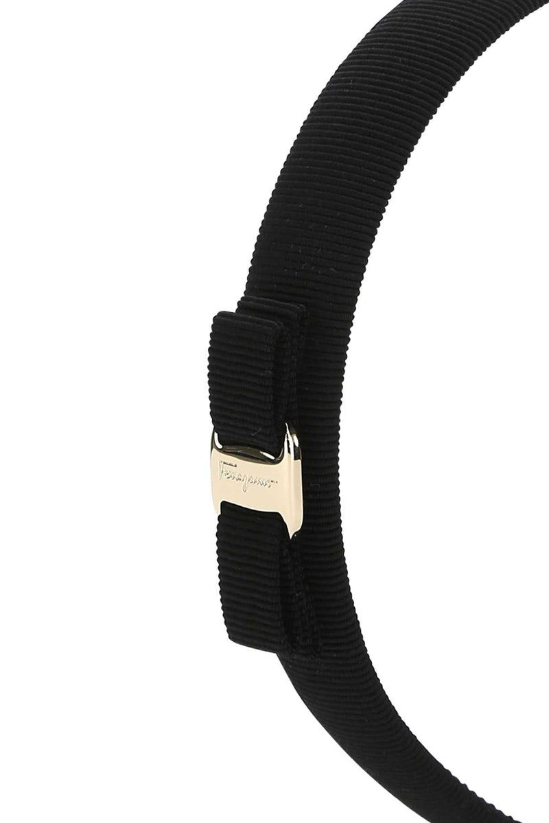 Ferragamo Vara Headband — Black Headbands
