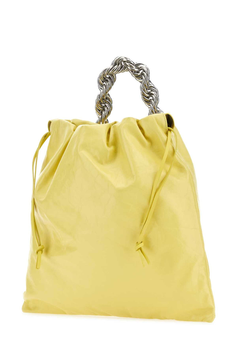 Jil Sander Mano Bucket Bag — Yellow
