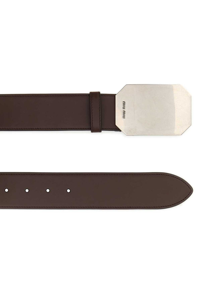 Miu Miu Belt — Brown Vitello
