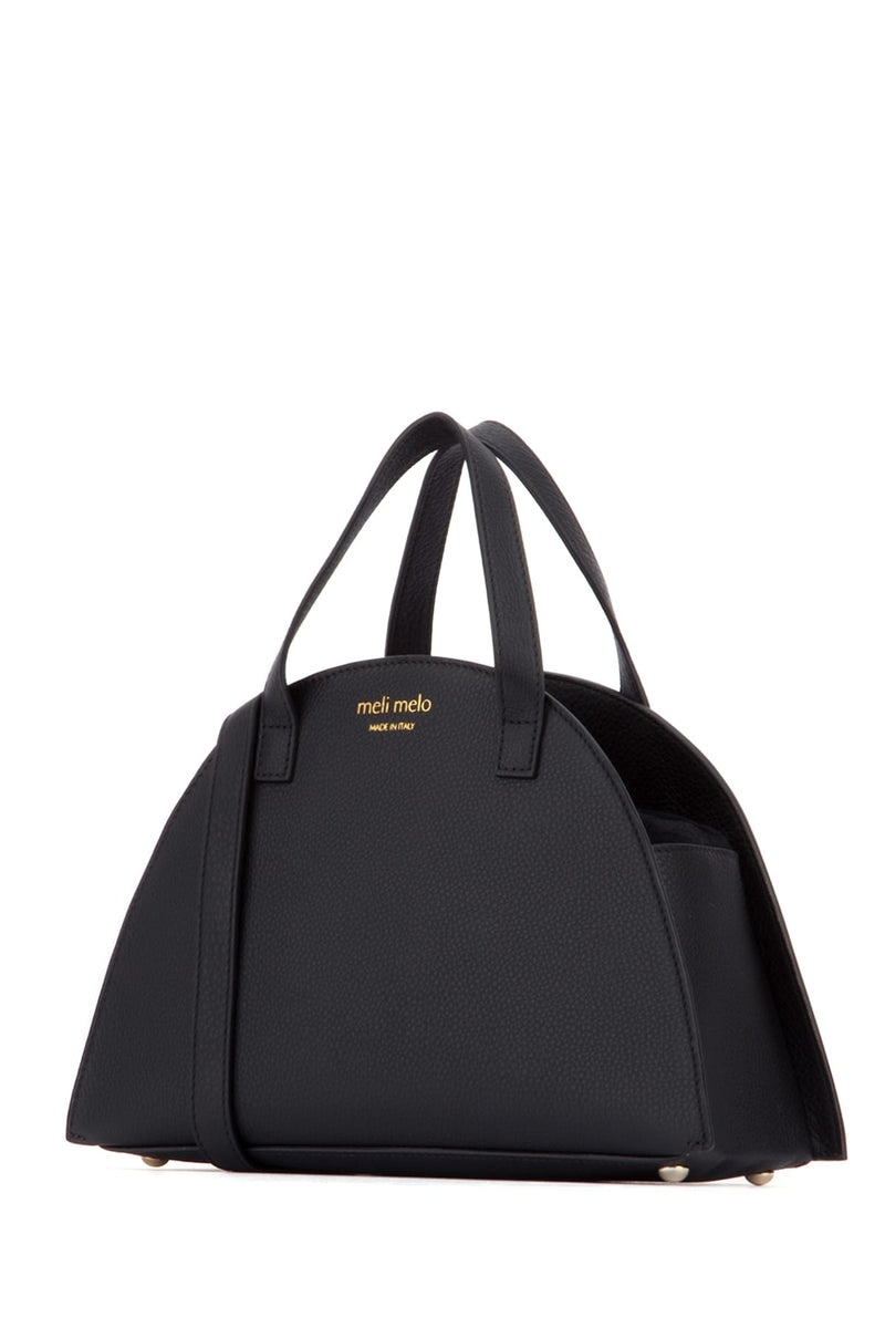Meli Melo Shoulder Bag — Black Leather