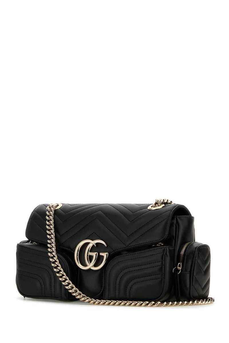 Gucci Marmont Shoulder Bag — Black