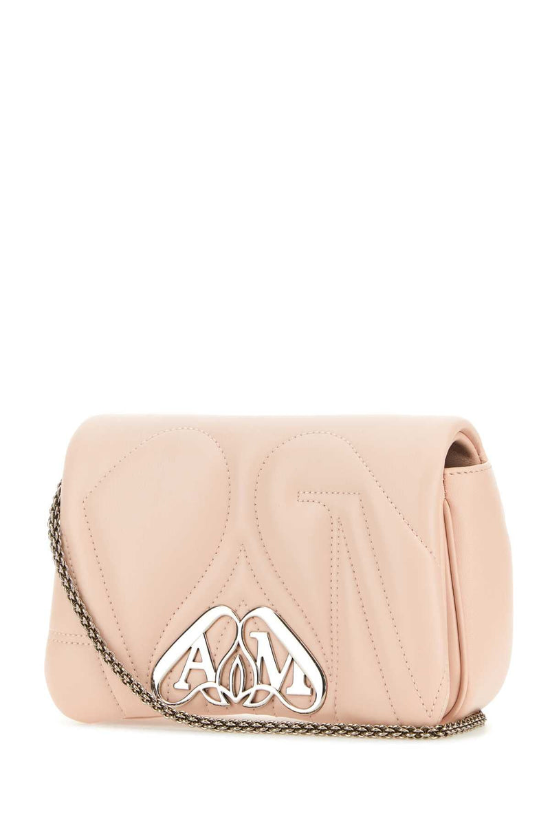 Alexander Mcqueen Seal Clutch — Pink