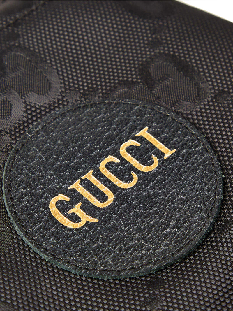 Gucci Gg Monogram Logo Gloves — Black Polyamide