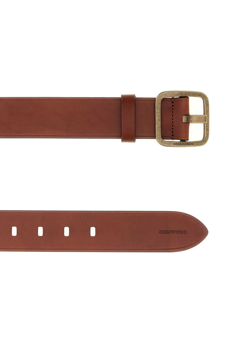 Dsquared2 Vacchetta Belt — Brown