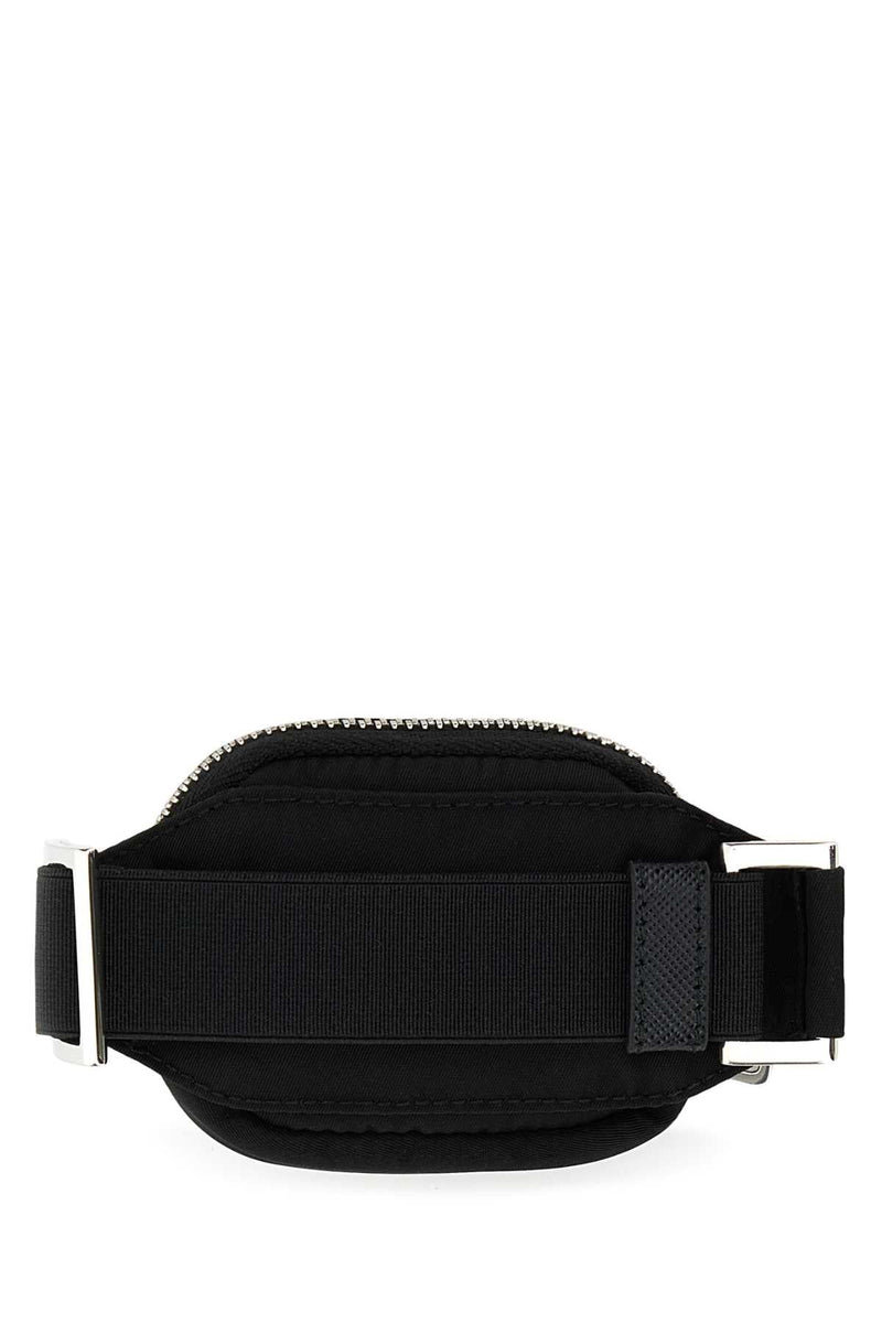 Prada Nylon Belt Bag — Black Poliammide Riciclata Wallet