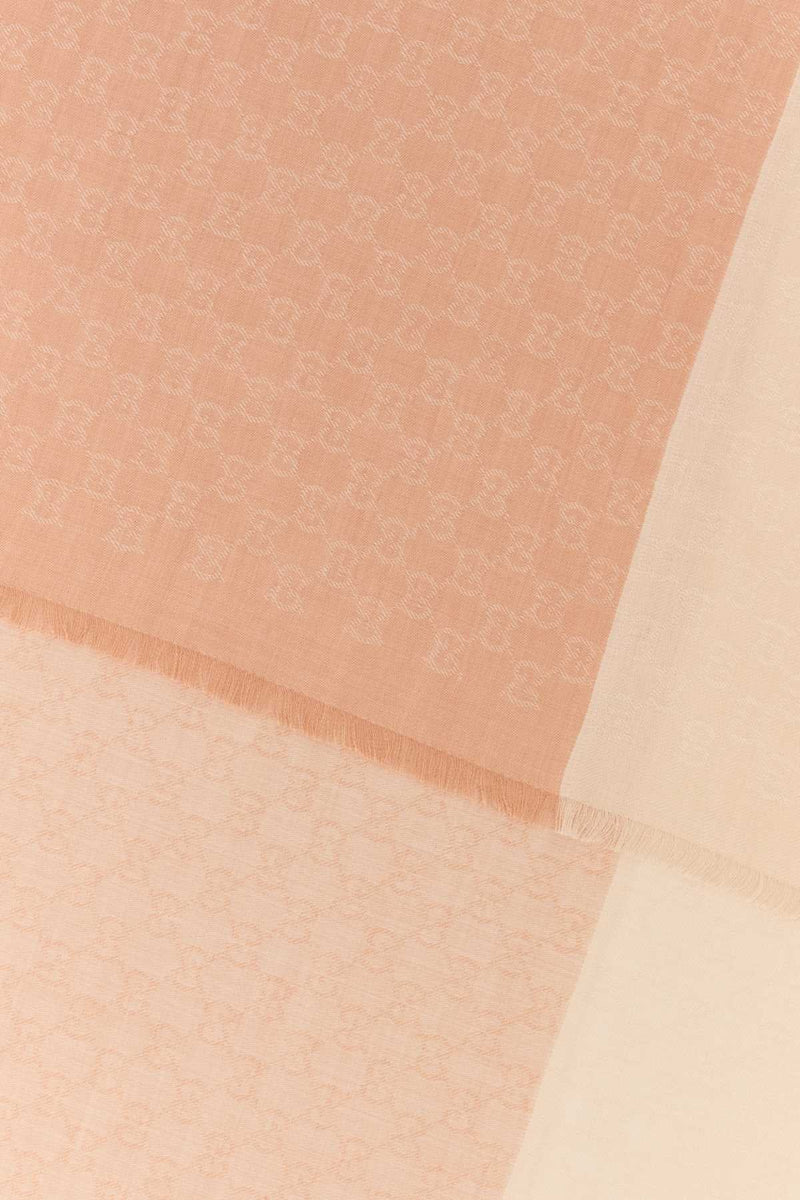 Gucci Scarf — Pink Exterior: Cashmere Wool Silk Scarfs