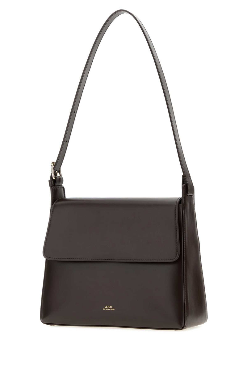A.p.c. Virginie Shoulder Bag — Brown