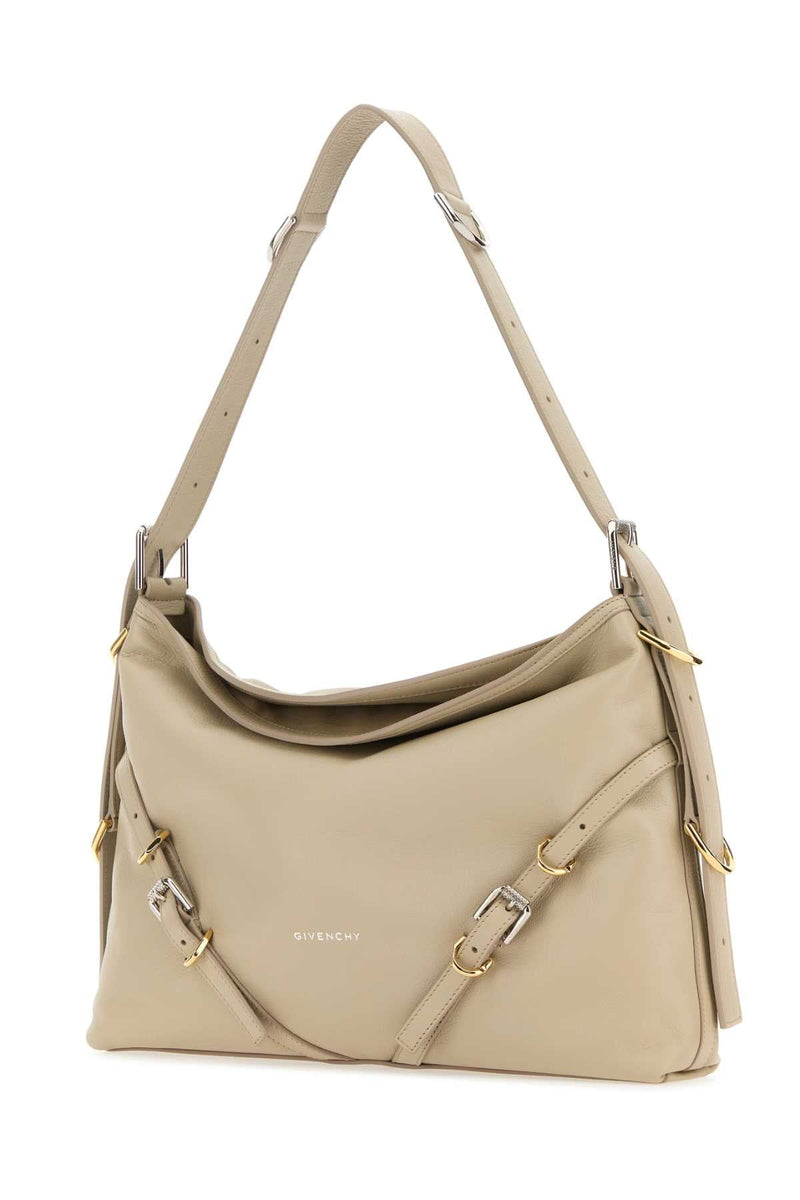 Givenchy Voyou Shoulder Bag — Beige