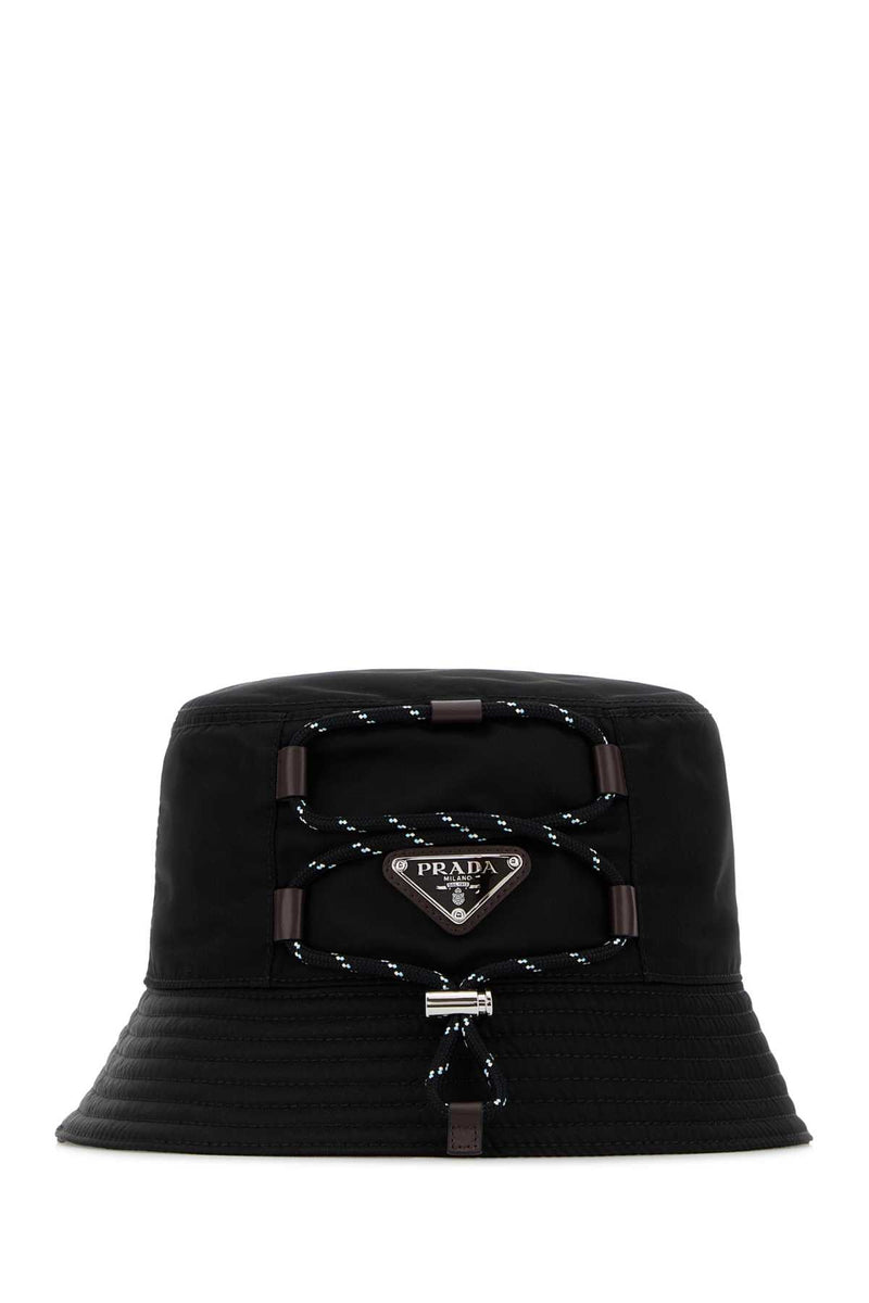 Prada Re-Nylon Bucket Hat — Black