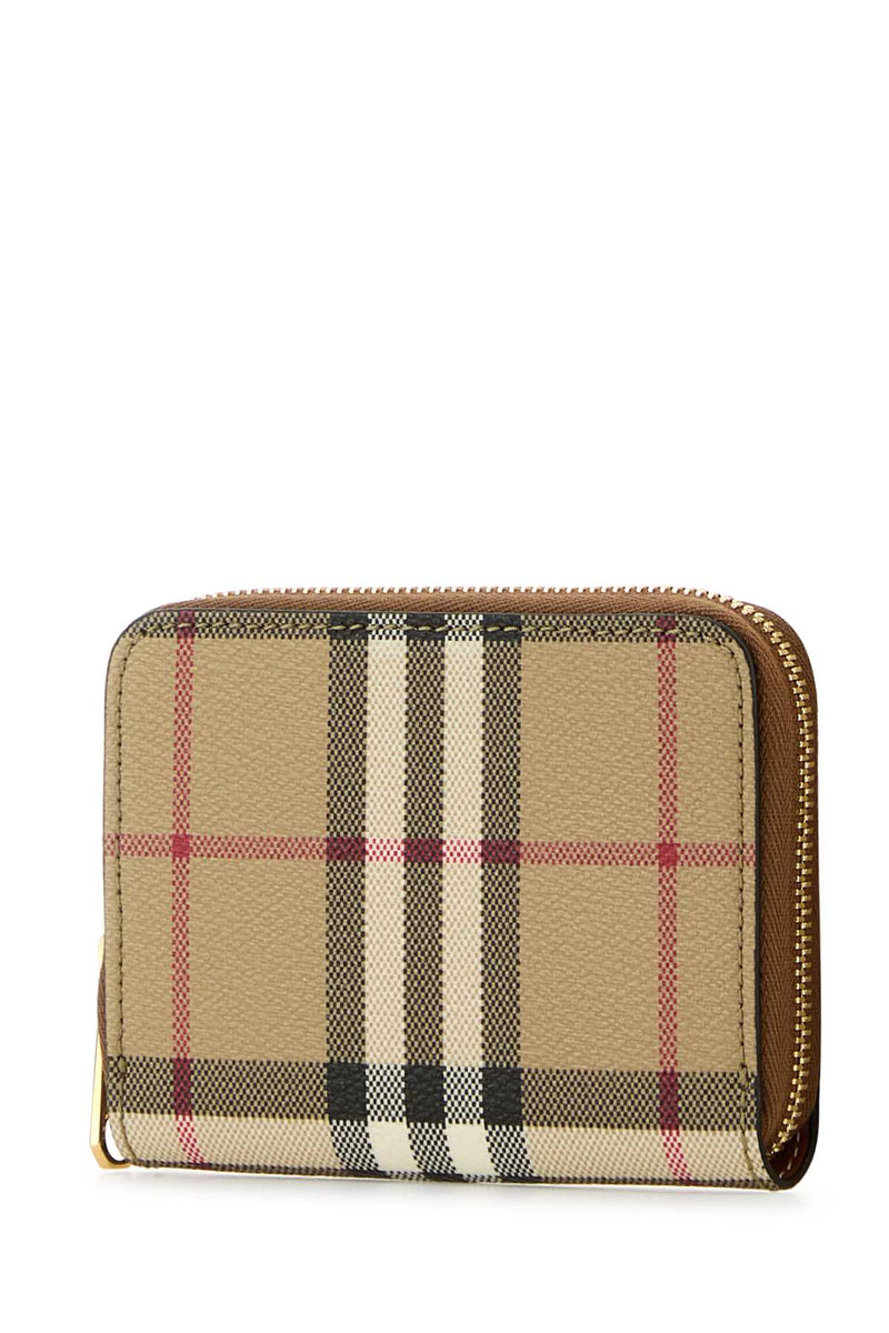 Burberry Around Wallet — Beige