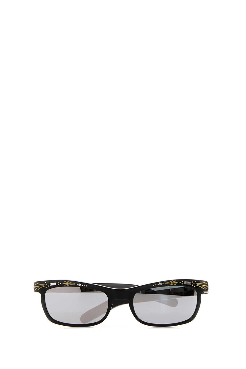 Valentino Garavani Sunglass Black Acetate Sunglasses —