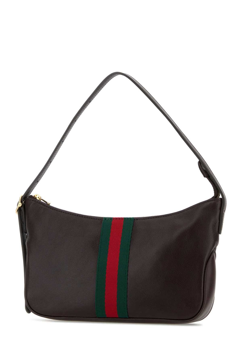 Gucci Lunetta Shoulder Bag — Brown