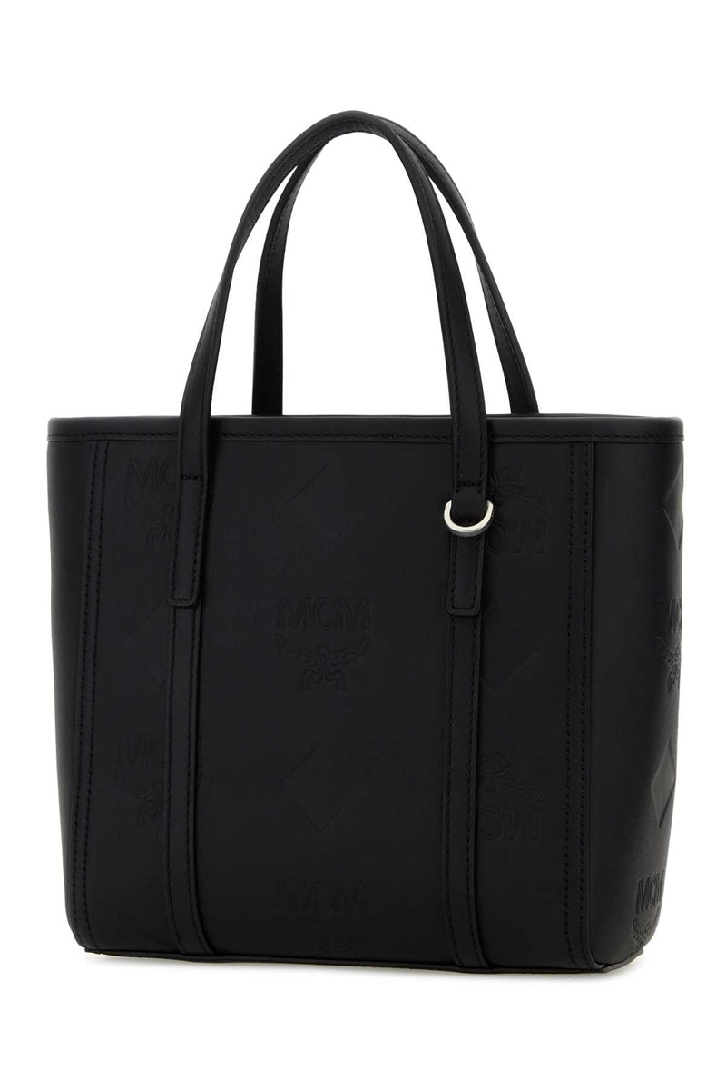 Mcm Toni Top Handle Bag — Black