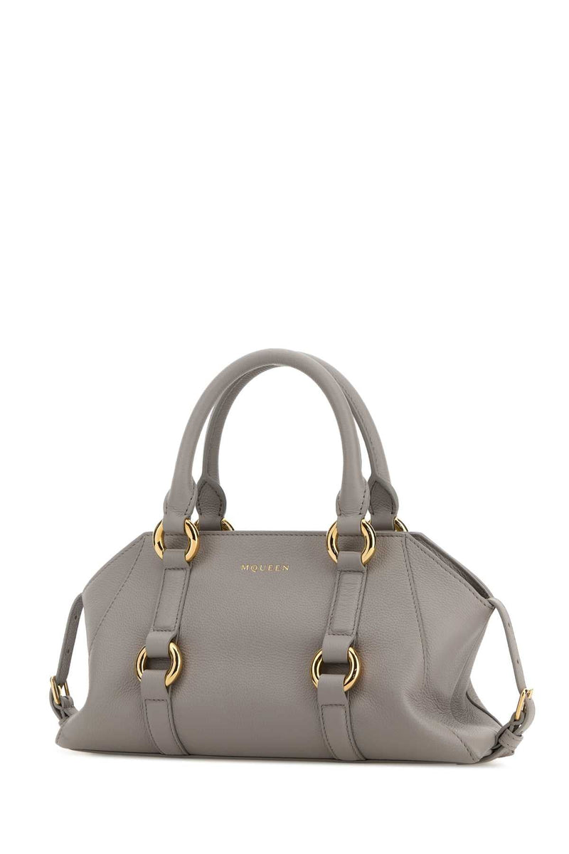 Alexander Mcqueen Farringdon Shoulder Bag — Gray