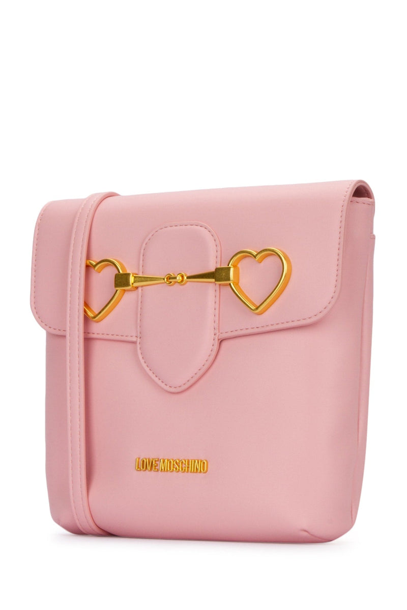 Love Moschino Shoulder Bag — Pink Leather