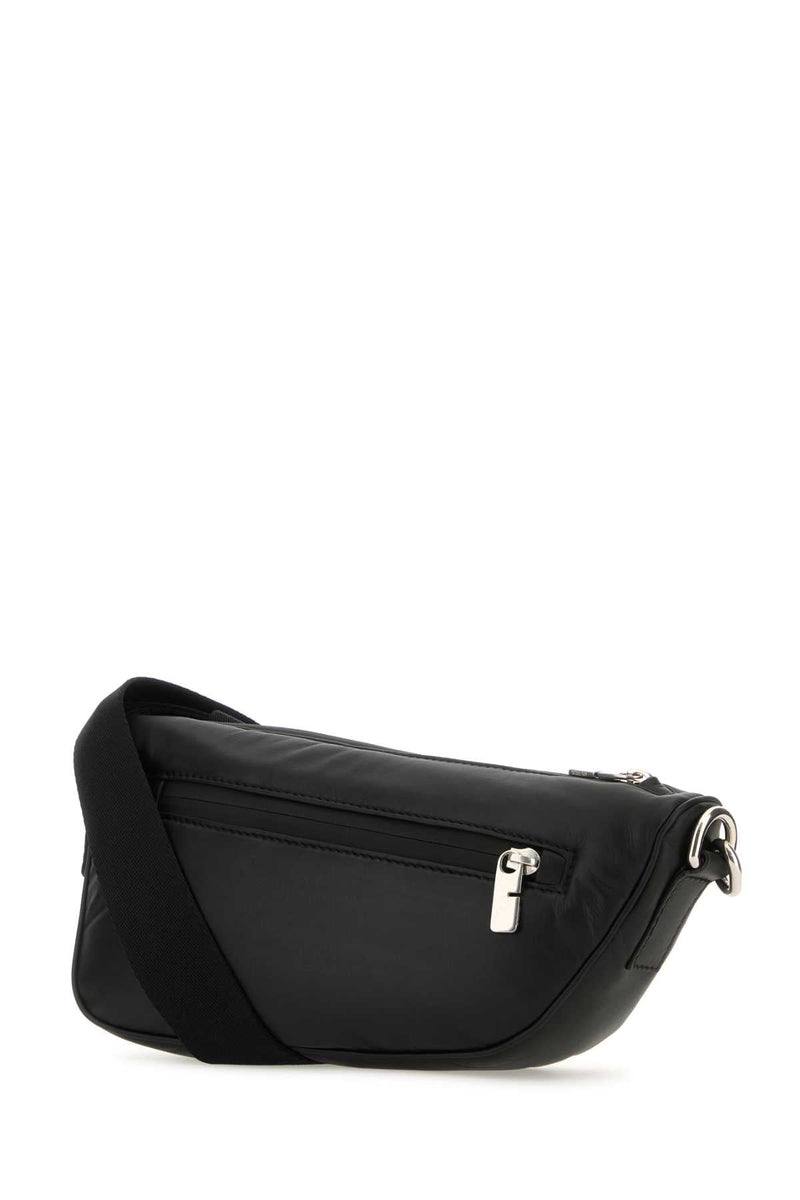 Burberry Shield Crossbody Bag — Black
