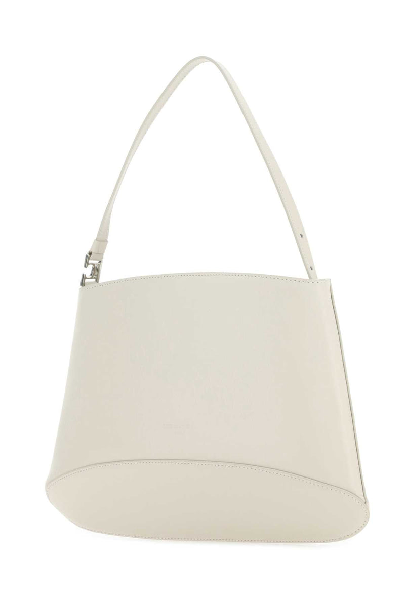 Low Classic Shoulder Bag — White