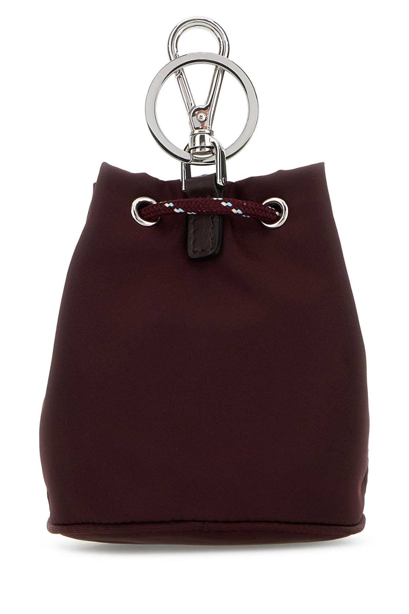 Prada Key Case — Burgundy Keychains