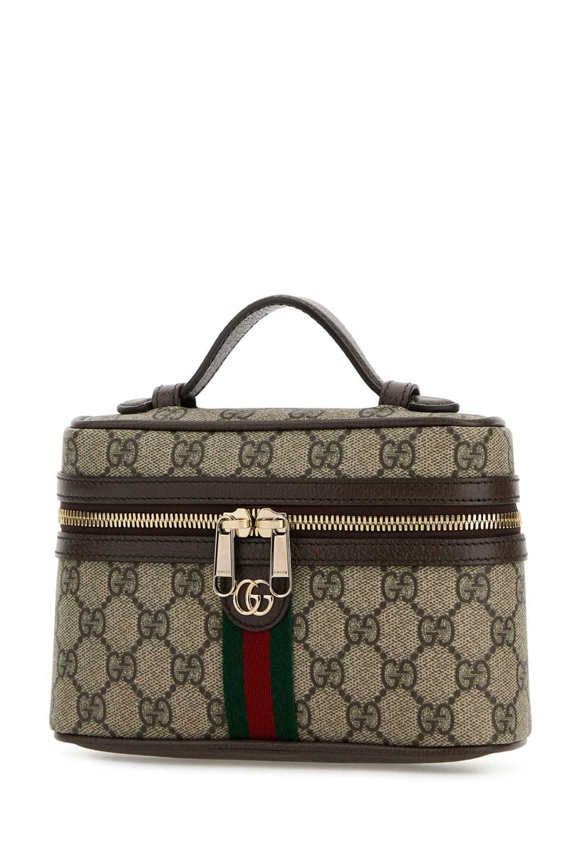 Gucci Ophidia Mini Bag — Beige T Polyurethane Polyamide