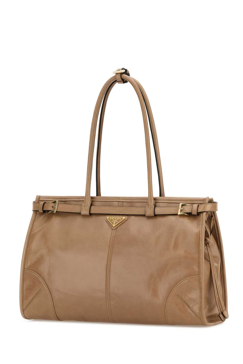 Prada Bonnie Shoulder Bag — Beige
