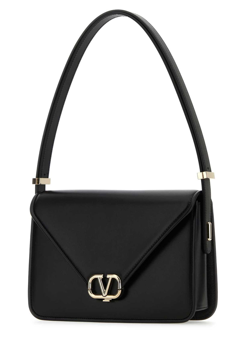 Valentino Garavani Vlogo Shoulder Bag — Black