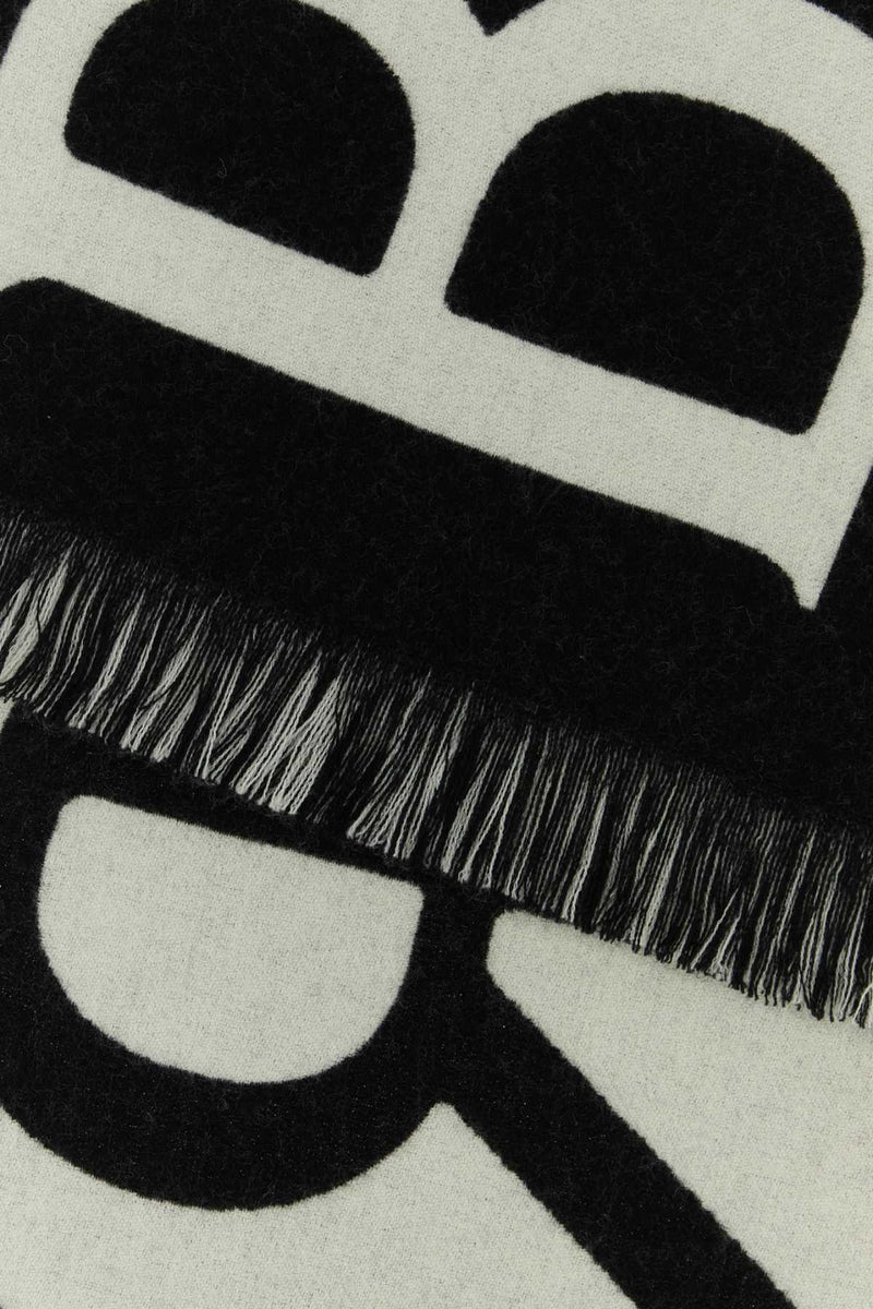 Burberry Scarf — Black Wool Scarfs