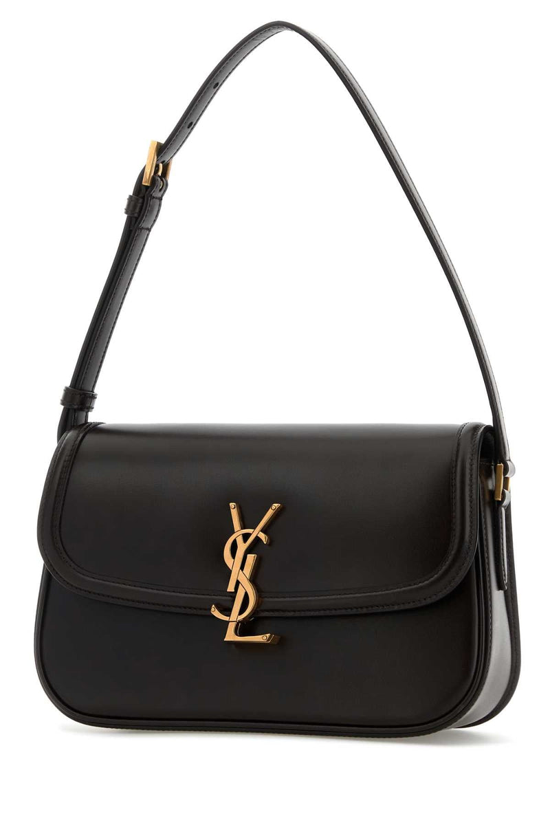 Saint Laurent Solferino Shoulder Bag — Black