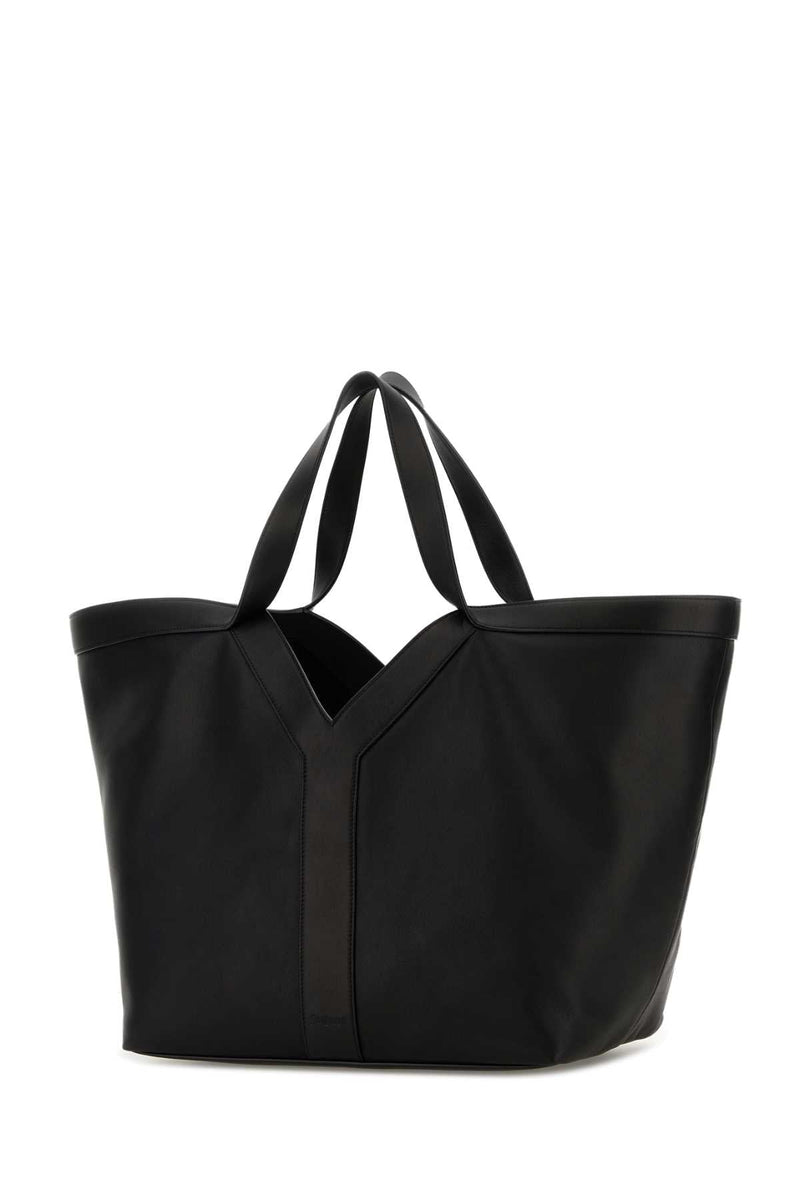 Saint Laurent Tote Bag — Black Exterior: Calf Lining: Suede