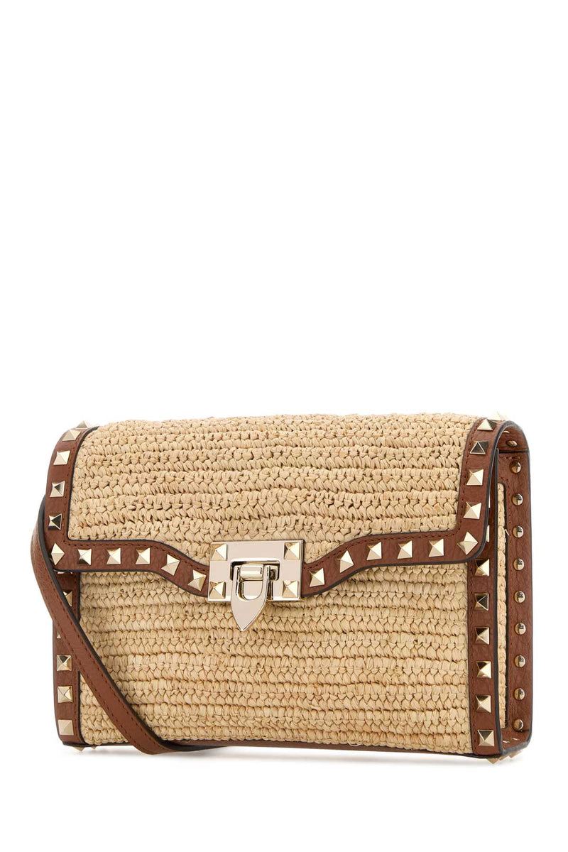 Valentino Garavani Crossbody Bag — Beige