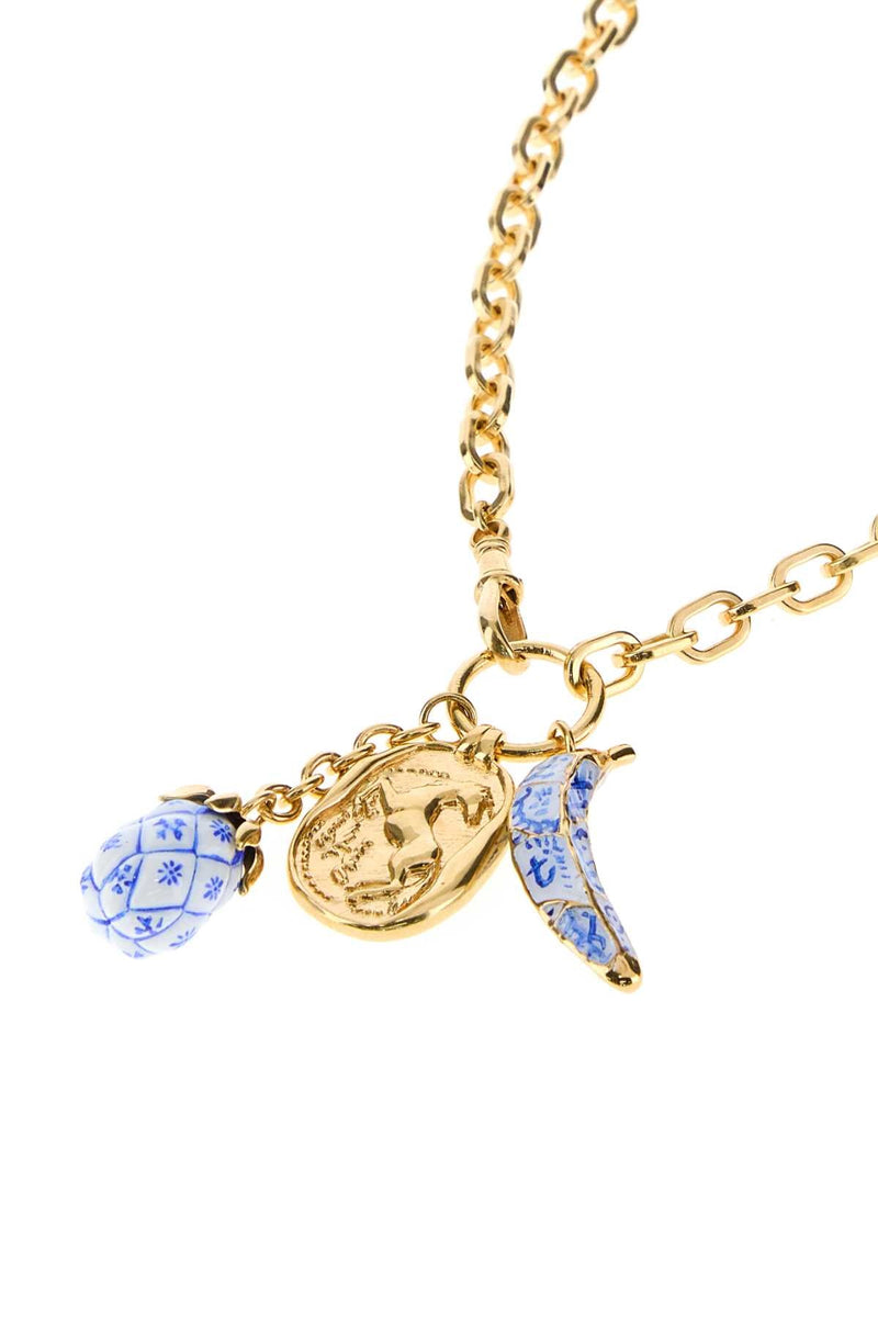 Chloé Necklace — Gold Metal Fibre Necklaces