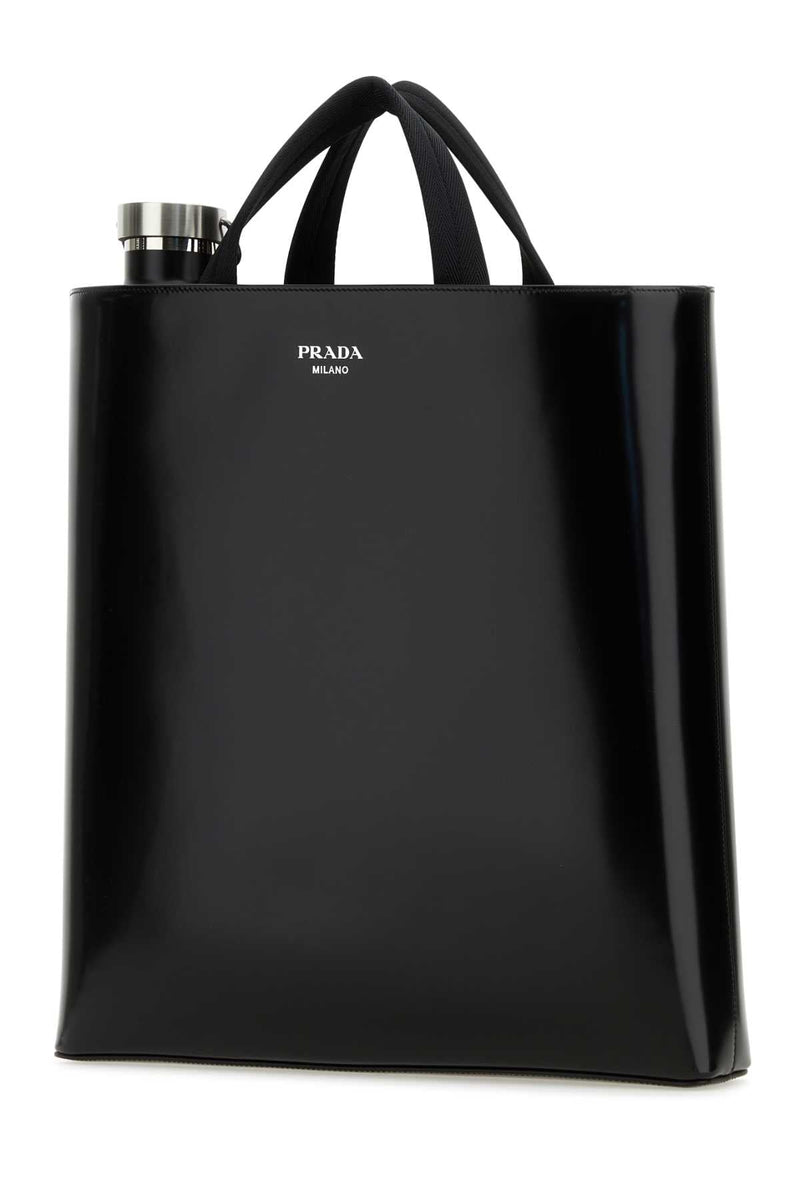 Prada Tote Bag — Black Vitello