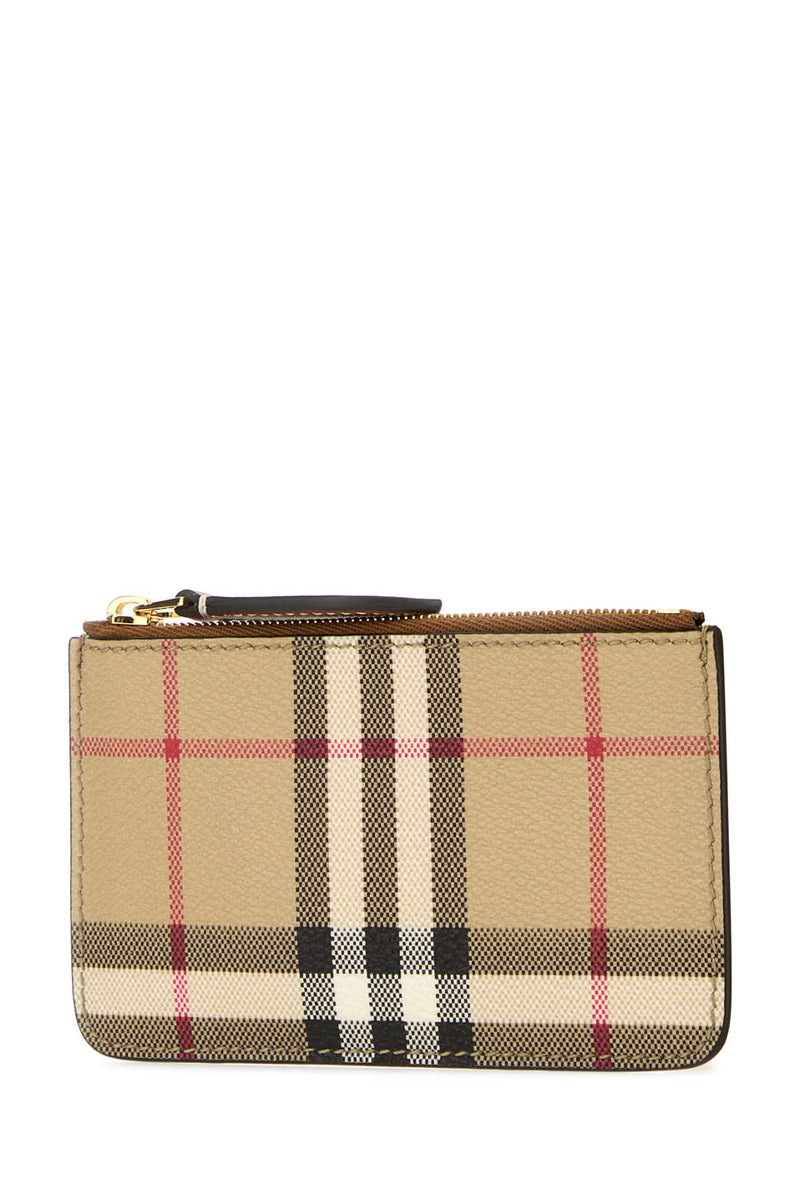 Burberry Kelbrook Card Case — Beige Wallet