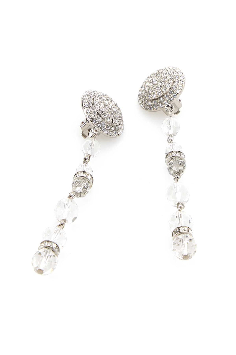 Alessandra Rich Earrings — Silver