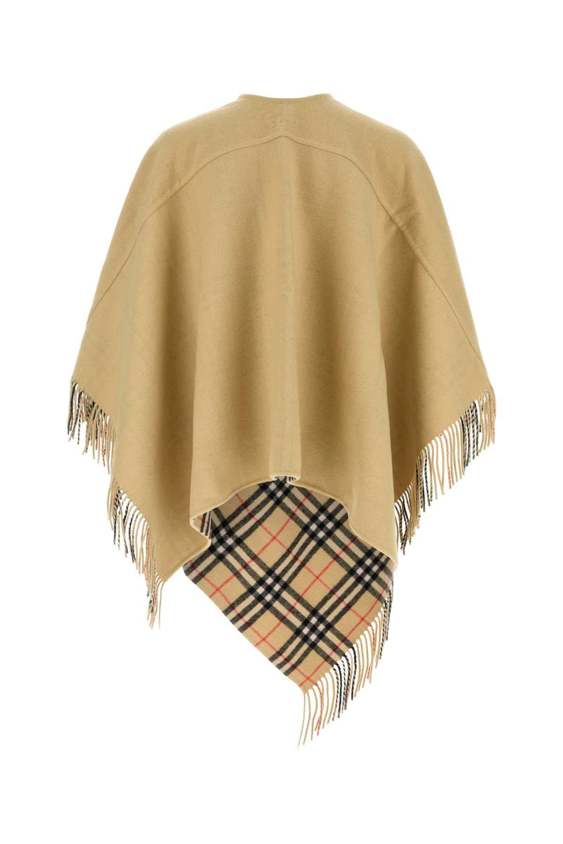 Burberry Coniston Cape — Beige Exterior: Wool Shawls