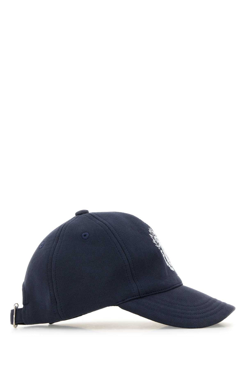 A.p.c. Casquette Logo-Embroidered Cotton Baseball Cap — Navy Exterior: Caps