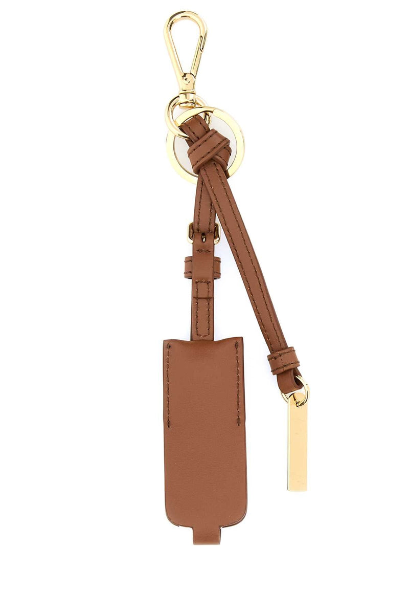 Prada Trick Key Case — Brown Steel-calfleather Keychains