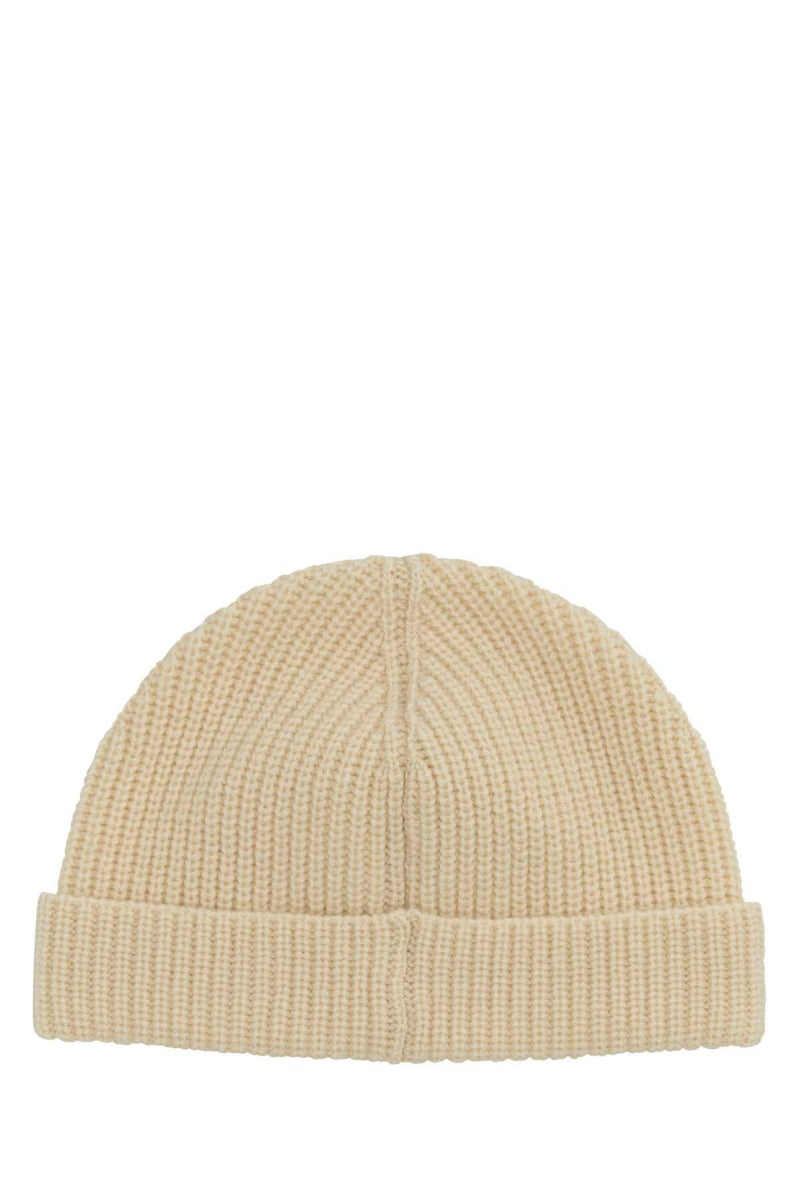 Valentino Garavani Beanie Cashmere — Beige Exterior: Beanies