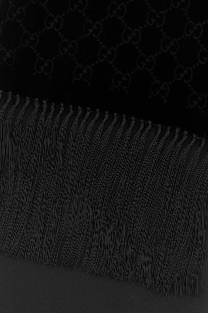 Gucci Velvy Scarf — Black Scarfs