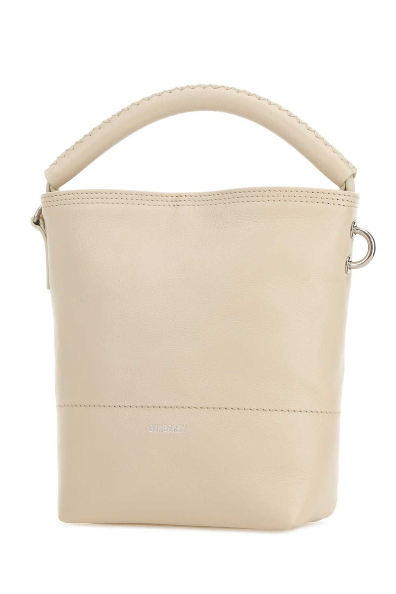 Burberry Clip Bucket Bag — Beige