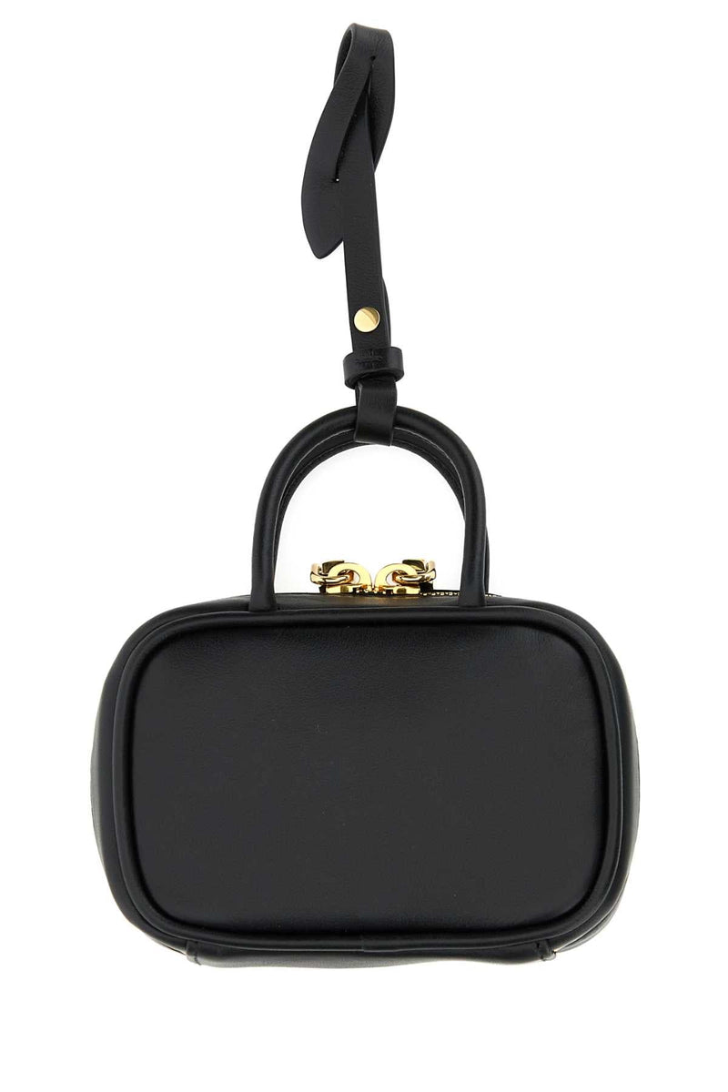 Miu Miu Beau Mini Bag — Black Vitello Wallet