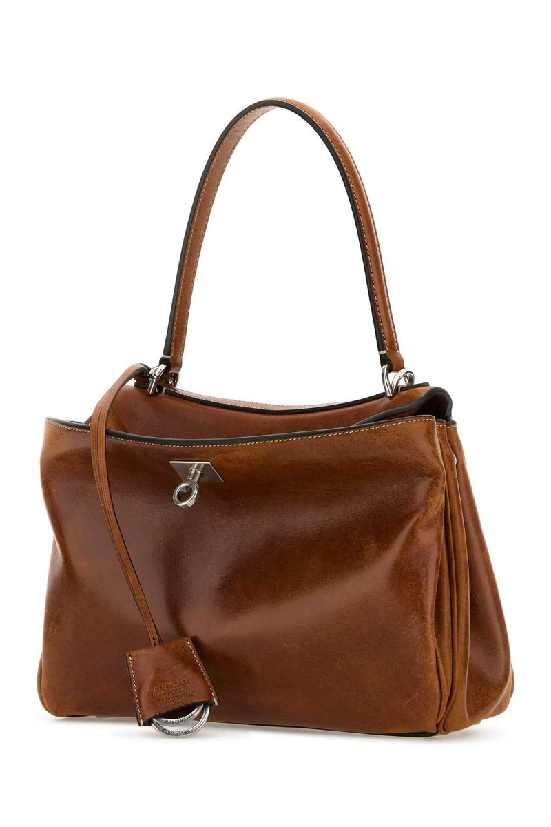 Balenciaga Handle Top Bag — Brown