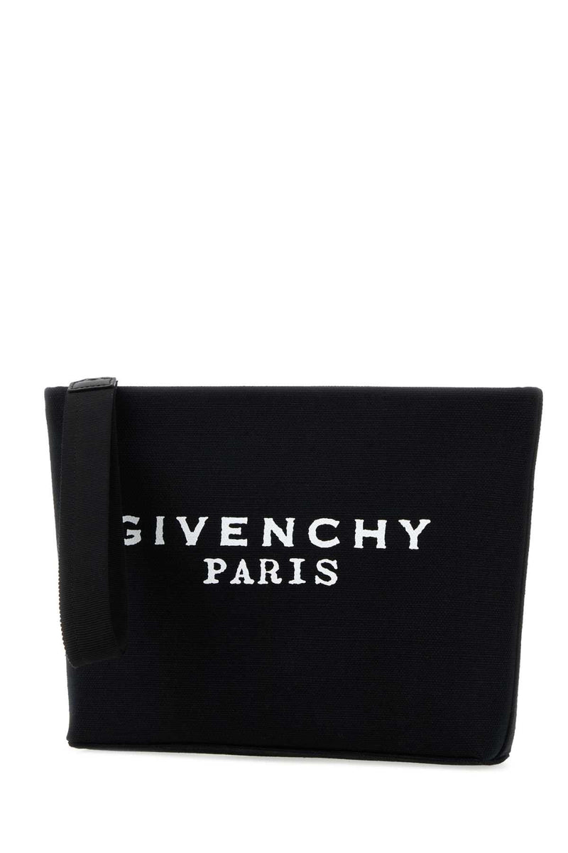 Givenchy Logo Clutch — Black