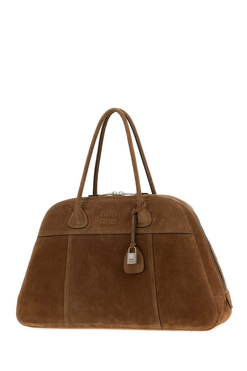 Miu Miu Vivant Shoulder Bag — Brown