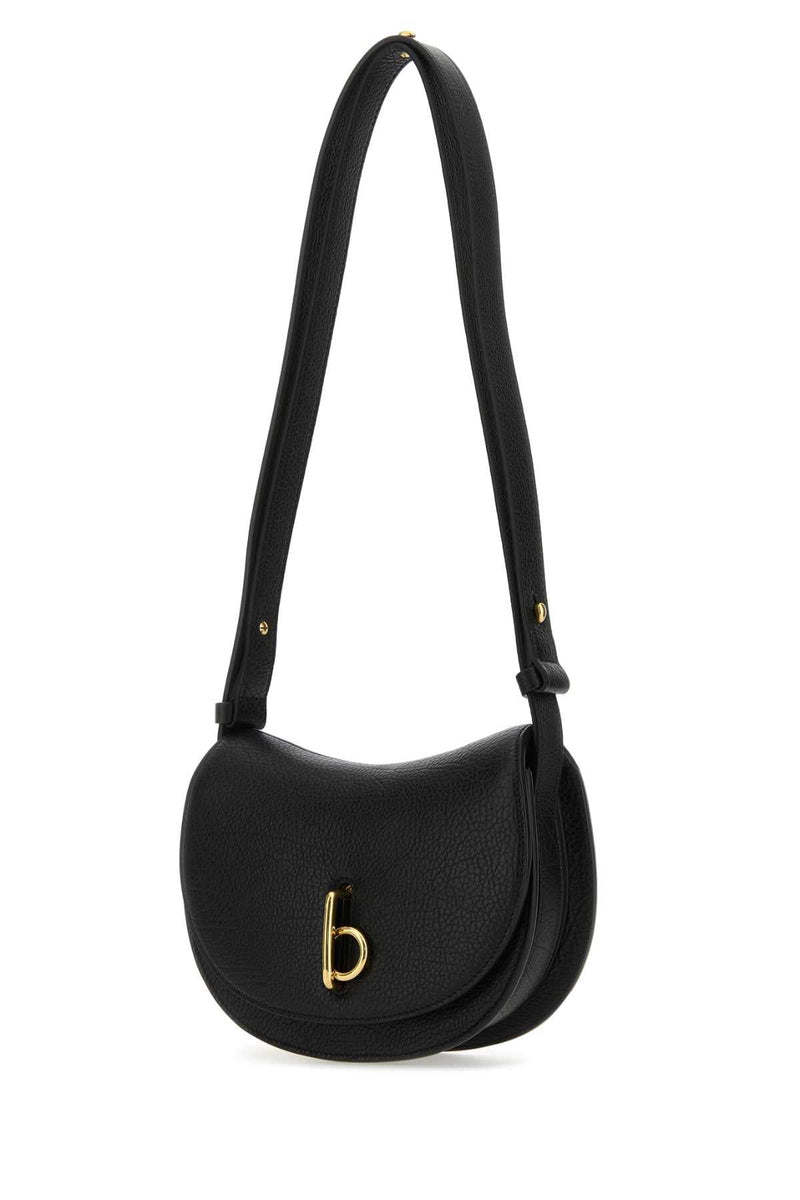 Burberry Rocking Horse Shoulder Bag — Black