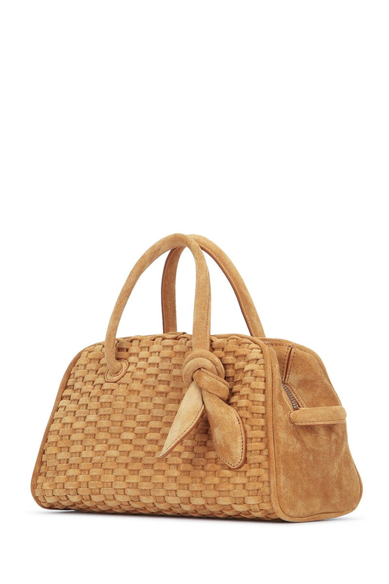 Jacquemus Petit Top Handle Bag — Camel