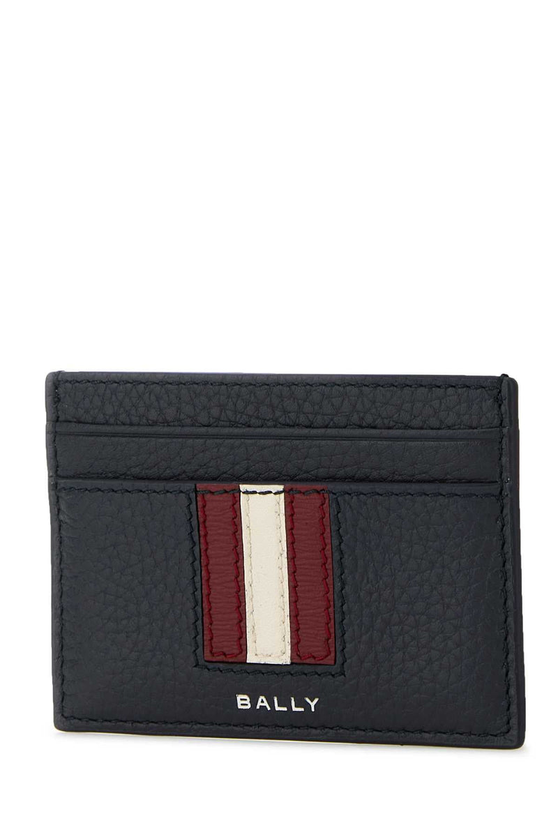 Bally Card Case — Black Exterior: Leather Wallet