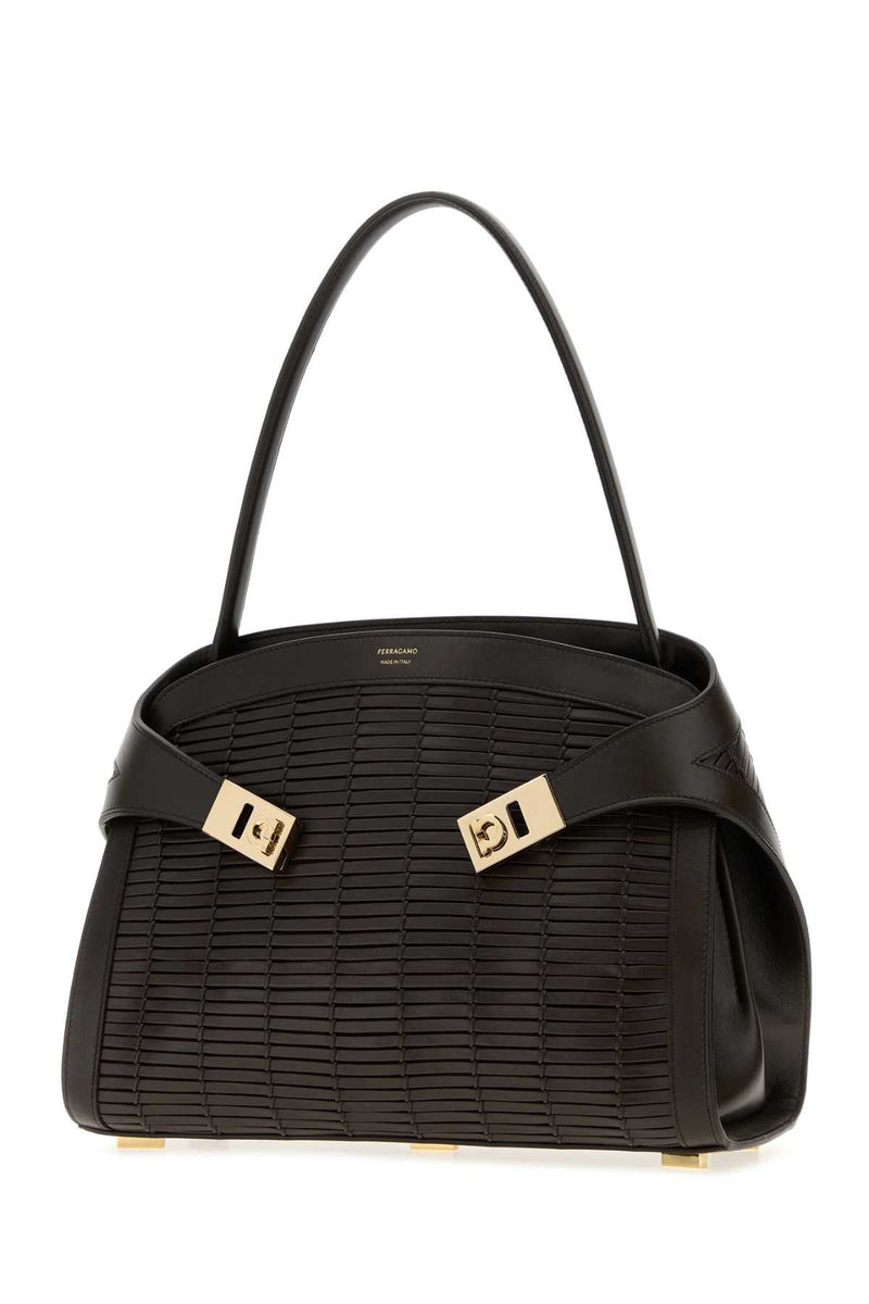 Ferragamo Shoulder Bag — Black